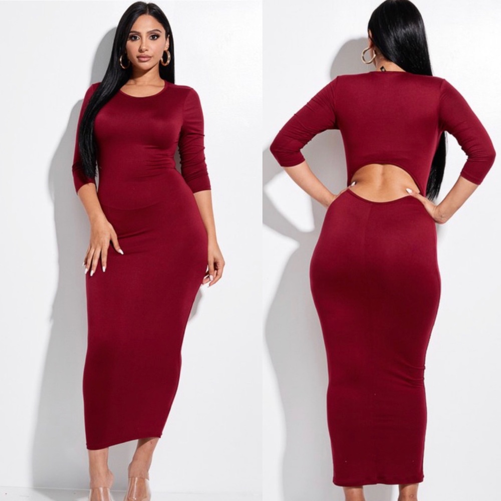 Cutout Midi Dress